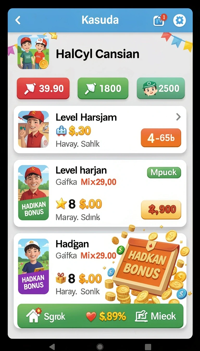 Beragam pilihan permainan menarik dalam aplikasi Download aa666 APK Terbaru Full Version.