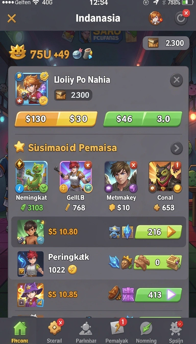 Beragam pilihan permainan menarik dalam aplikasi avatar808 APK: Fitur, Ukuran, dan Link Download.
