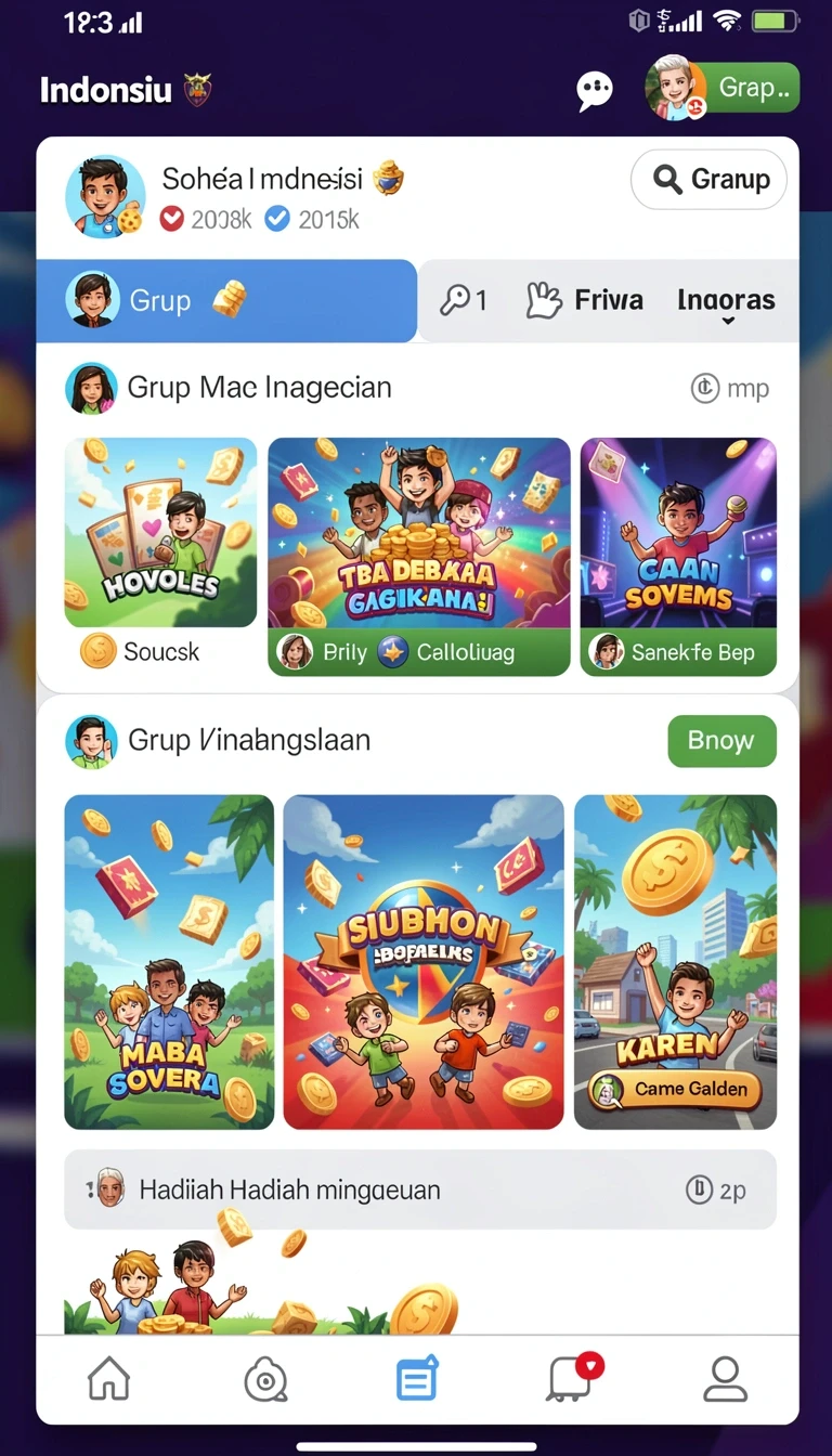 Beragam pilihan permainan menarik dalam aplikasi Cara Download dan Instal mutastoto di Android.