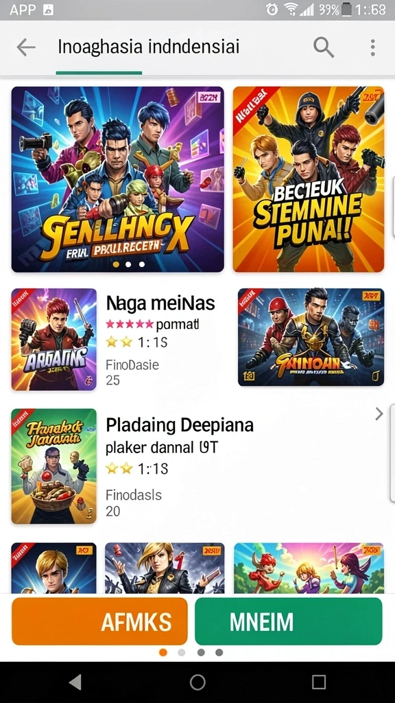 Beragam pilihan permainan menarik dalam aplikasi Download Aplikasi atom138 Terbaru untuk HP Android.