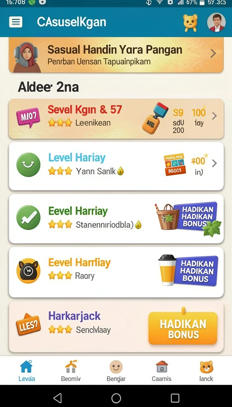 Beragam pilihan permainan menarik dalam aplikasi Info Aplikasi raden4d Terbaru dan Cara Download.